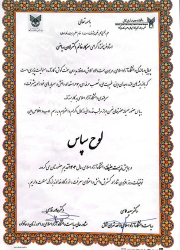 لوح سپاس - همایش زیست عفیفانه لوح سپاس - همایش زیست عفیفانه